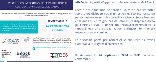 AReSo-le-dispositif-dappui-aux-relations-sociales-de-lAnact.-Face-a-des-situations-de-tension-voire-de-conflits-entre-acteurs-du-dialogue-social-direction-et-representants-du-personnel-ou-au Evénements à venir